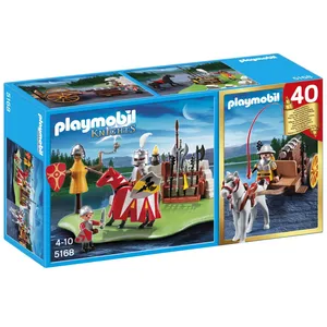 Playmobil 5168 - Compactset Anniversaire - Tournoi Des Chevaliers Avec Canon pas cher