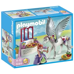 Playmobil 5144 Princess - Cheval Ailé Et Coiffeuse De Princesse pas cher