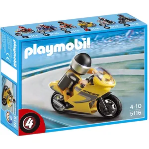 Playmobil 5116 - Moto De Course pas cher