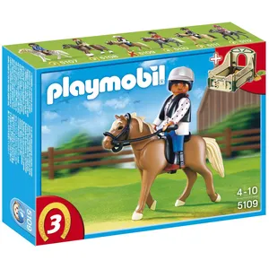 Playmobil Playmobil 5109 - Cheval Haflinger Et Ecuyère pas cher