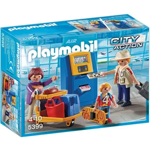 Playmobil City Action 5399 Famille de vacanciers et borne d'enregistrement pas cher