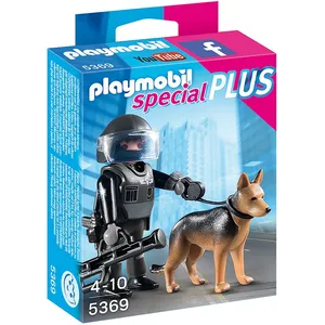 Playmobil Special Plus 5369 Policier des forces spéciales avec chien pas cher