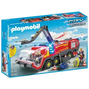 Comparateur de prix : Playmobil Playmobil 5337 - Pompiers Avec Véhicule Aéroportuaire