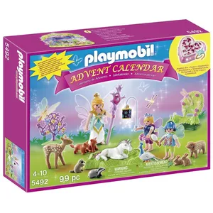 Playmobil 5492 Christmas Calendrier de l'Avent Fées avec licorne pas cher