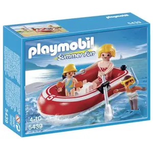Playmobil 5439 Summer FunVacanciers avec bateau pneumatique pas cher