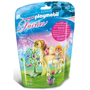 Playmobil 5442 - Fée Jardinière Avec Licorne Fleur pas cher