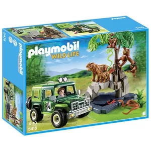 Playmobil 5416 - Véhicule D'exploration Avec Animaux pas cher