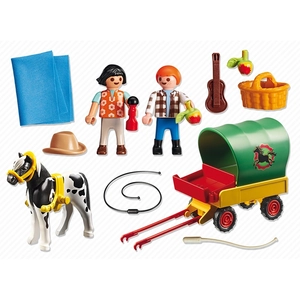 Comparateur de prix : PLAYMOBIL - Country - Enfants avec Chariot et Poney - Mixte - A partir de 4 ans