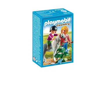 Playmobil Playmobil 6950 - Cavalière Avec Soigneur Et Poney pas cher