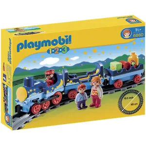 Comparateur de prix : Playmobil Playmobil 123 6880 - Train Étoilé Avec Passagers Et Rails
