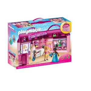 PLAYMOBIL Fashion Girls - Magasin Transportable - 6862 - Tenues Interchangeables pas cher