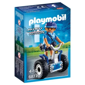 Playmobil 6877 policewoman with balance racer pas cher