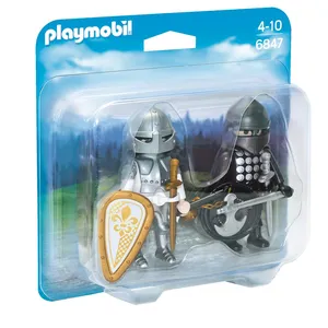 Playmobil 6847 - Chevalier Noir Et Chevalier Argent pas cher
