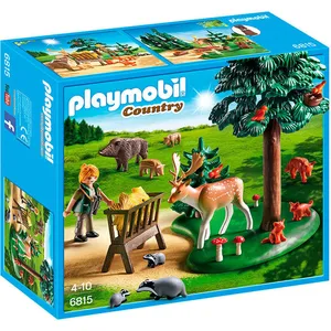 Playmobil Country 6815 Garde forestière avec animaux pas cher