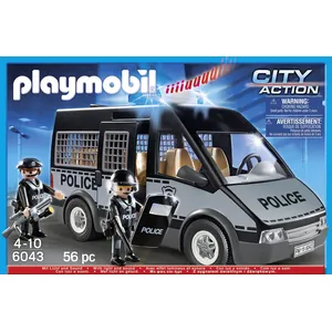 Playmobil City Action 6043 Fourgon de police avec sirène et gyrophare pas cher