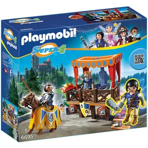 Comparateur de prix : Playmobil 6695 Super 4 - Tribune Royale Avec Alex
