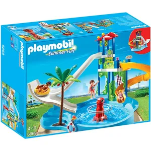 Playmobil Playmobil 6669 Parc Aquatique Avec Toboggans Géants pas cher