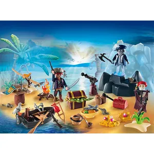 PLAYMOBIL 6625 - Calendrier de l'Avent - Ile des pirates pas cher