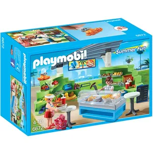 Comparateur de prix : Playmobil Summer Fun 6672 Espace boutique et fast-food