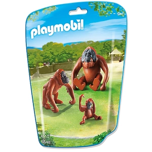Playmobil City Life 6648 Deux orangs-outangs avec bébé pas cher