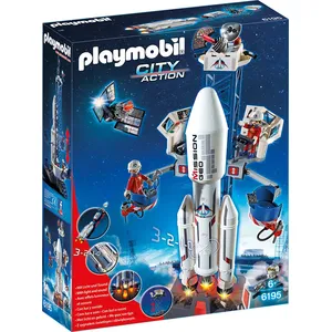 Playmobil City Action 6195 Base de lancement avec fusée pas cher