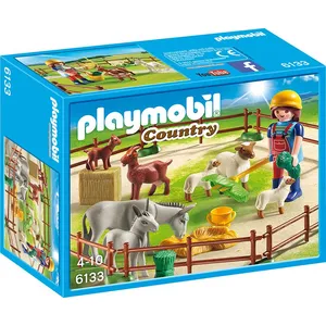 PLAYMOBIL - Fermière avec animaux - Country - La Vie A La Ferme pas cher