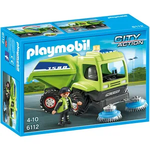 Comparateur de prix : PLAYMOBIL - Agent avec balayeuse de voirie - City Action - Mixte - 6112