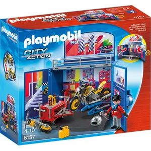 Playmobil City Action 6157 Coffre Atelier de moto pas cher
