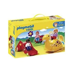 Playmobil Playmobil 123 6748 - Enfants Et Aire De Jeux pas cher
