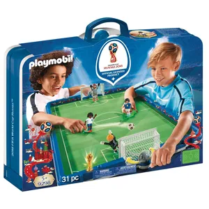 Playmobil 9298 Stade de foot transportable FIFA Russie 2018  pas cher