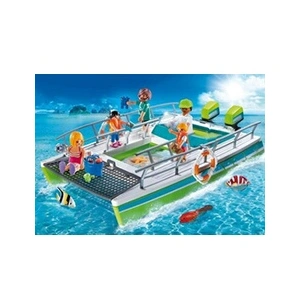PLAYMOBIL - 9233 - Catamaran avec Moteur Submersible - Sports & Action pas cher