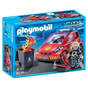 Playmobil City Action 9235 Pompier avec véhicule d'intervention pas cher