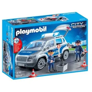 Comparateur de prix : Playmobil City Action Voiture de police tout-terrain avec son et lumière