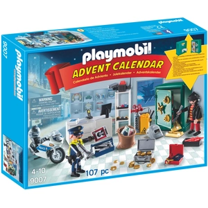 Playmobil Calendrier de l'avent 9007 Policier et cambrioleur pas cher