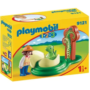 Playmobil Playmobil 9121 - Exploratrice Et Bébé Dinosaure pas cher