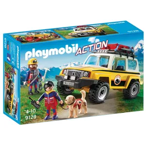 Playmobil Playmobil Action 9128 - Secouristes Des Montagnes Avec Véhicule pas cher