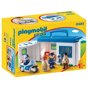 Comparateur de prix : Playmobil Playmobil 9382 - Commissariat De Police Transportable