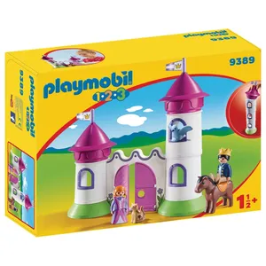 Comparateur de prix : Playmobil Playmobil 1.2.3 9389 - Château De Princesse Avec Tours Empilable