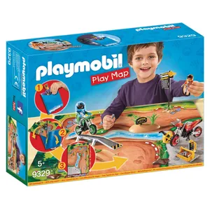 Playmobil Action 9329 Pilotes motocross avec support de jeuVendu parrakuten