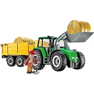 TRACTEUR AVEC REMORQUE PLAYMOBIL Country 9317