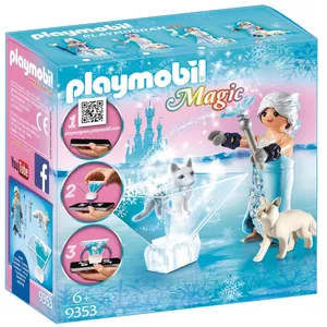 Playmobil 9353 Magic Playmogram 3D Princesse Fleur d'Hiver pas cher