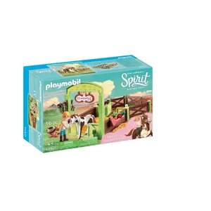 PLAYMOBIL 9480 Spirit Riding Free - Abigaëlle et Boomerang avec box pas cher