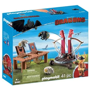 Playmobil Playmobil 9461 - Gueulfor Avec Baliste Lance-Mouton pas cher