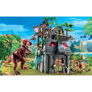 Comparateur de prix : Playmobil The Explorers 9429 Campement des Explorers avec tyrannosaure