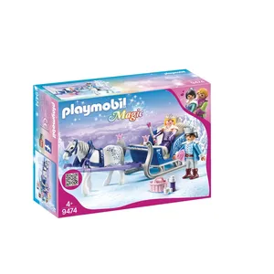 PLAYMOBIL Magic Le Palais de Cristal - Couple royal et calèche pas cher
