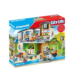 Comparateur de prix : PLAYMOBIL - 9453 - City Life - Ecole aménagée - 242 pièces