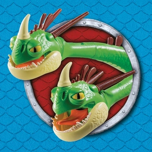 Playmobil Dragons 9458 Kognedur et Kranedur avec Pète et Prout pas cher