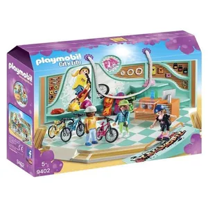 Comparateur de prix : PLAYMOBIL 9402 - City Life - Boutique de skate et vélos - Mixte - A partir de 5 ans
