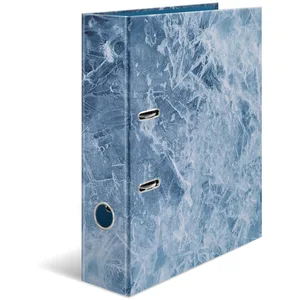 HERMA CLASSEUR A4 NATURE ICE 19650-7 CM DE LARGE - CARTON SOLIDE - IMP pas cher