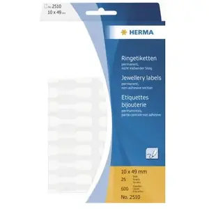 Comparateur de prix : Étui 600 étiquettes bijouterie10x49mm Herma usage manuel